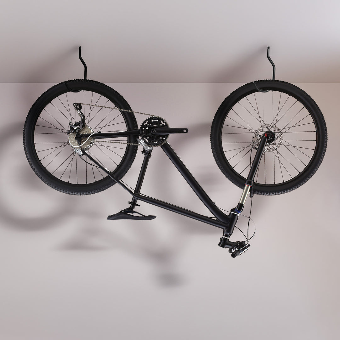 Tacar de 2 crúca síleála Maclean, le haghaidh dréimire, rothair, píobán gairdín, cruach, ualach uasta 10kg/láimhseáil, MC-485