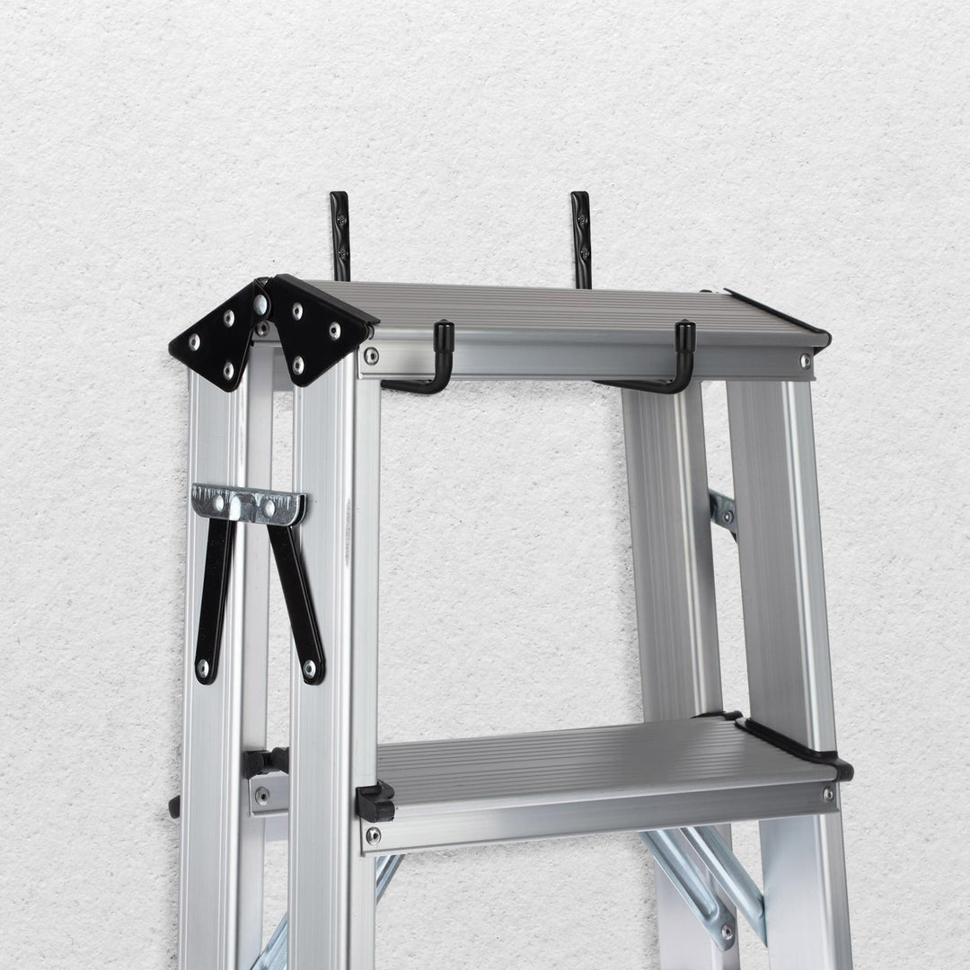 Tacar de 2 fheisteas balla Maclean, do bhoinn, rothaí, dréimire, rothair, cruach, ualach uasta 22kg/láimhseáil, MC-488