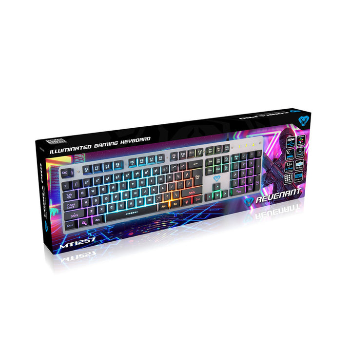 Media-Tech gaming keyboard, membrane keyboard, backlit, USB, MT1257