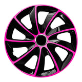 Universal hubcap 15'' NRM Stig Extra pink and black 1 piece