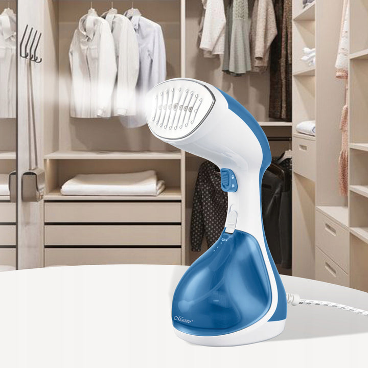 Maestro clothes steamer, 1500W, 240ml water tank, blue, MR-355-BLUE