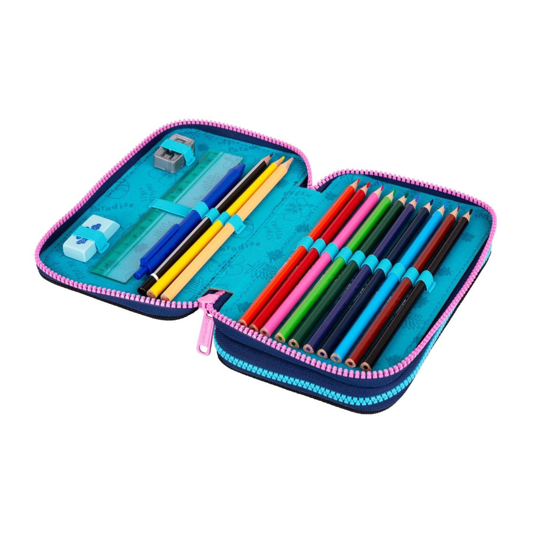 Coolpack pencil case, two compartment, with accessories, Stitch, Jumper 2