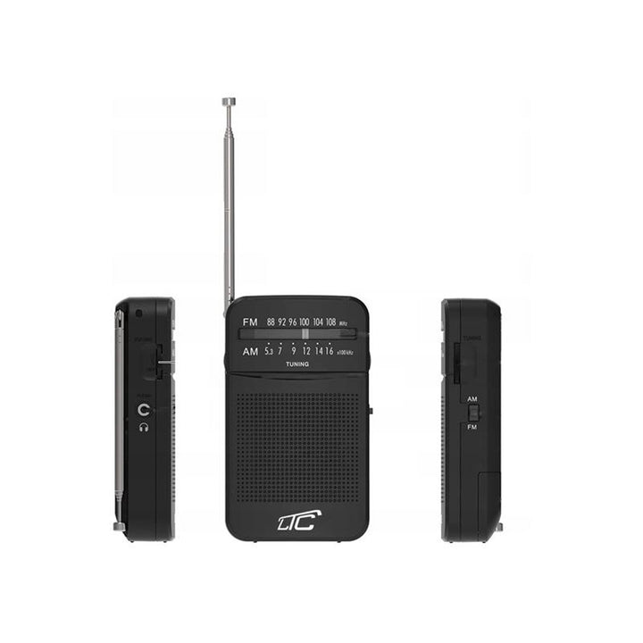 LEGA pocket radio LXLTC2029C with AM/FM/AUX battery power LTC.