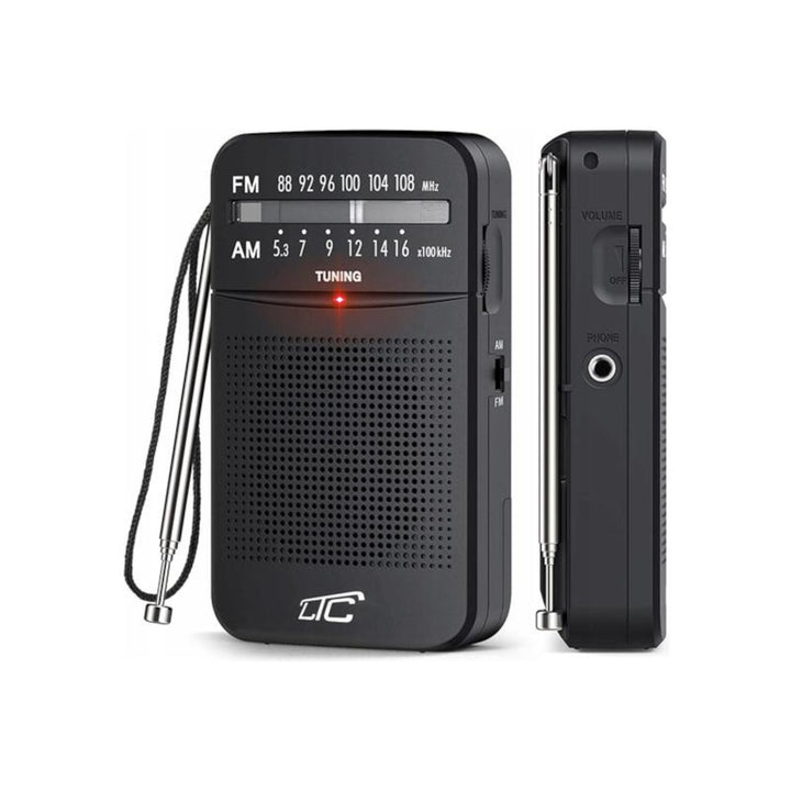 LEGA pocket radio LXLTC2029C with AM/FM/AUX battery power LTC.