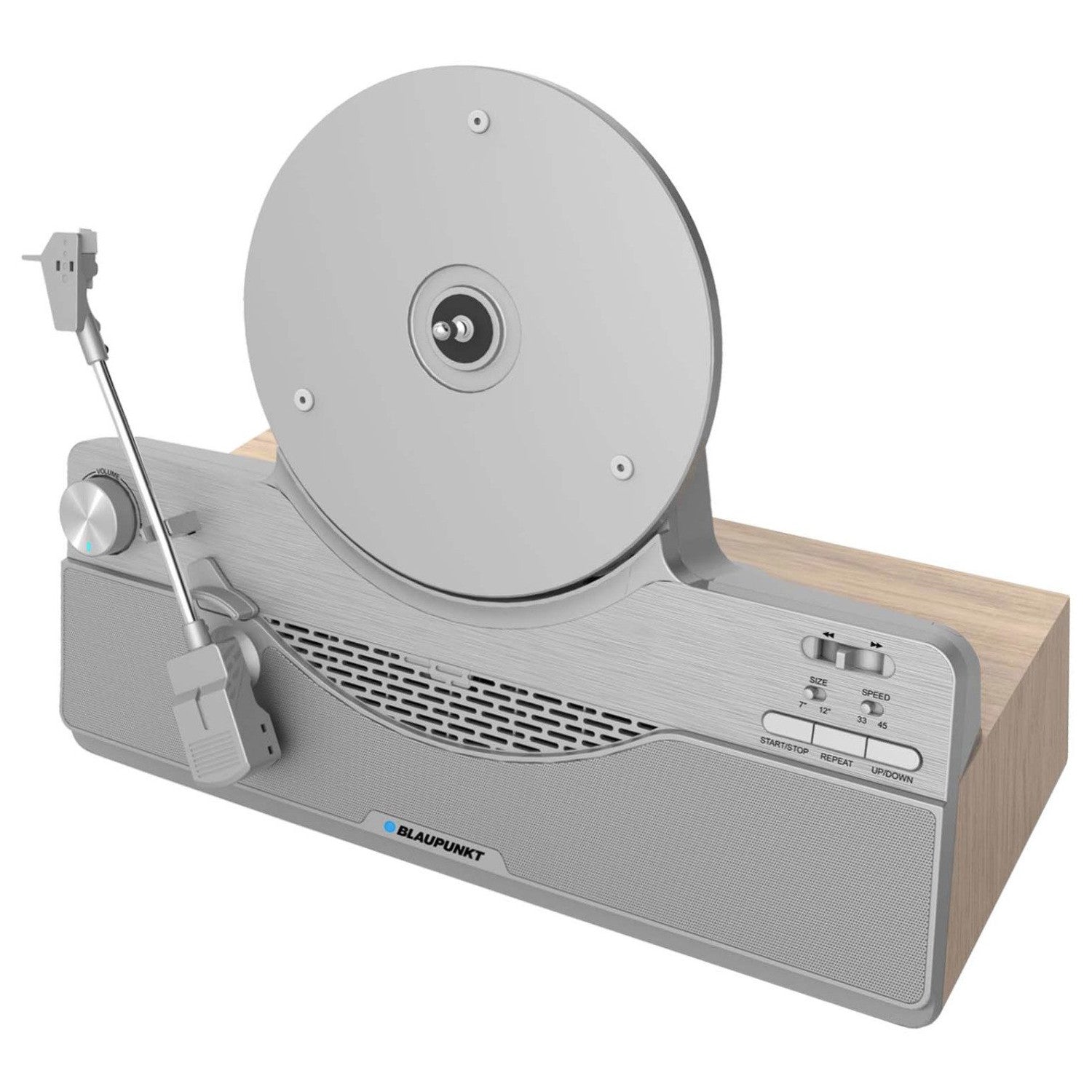 Blaupunkt vertical turntable, Bluetooth, 2x5W RMS, silver, VT100SL ...