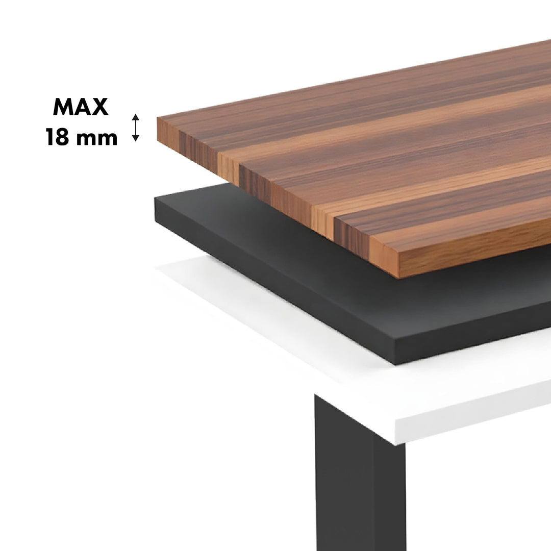 Ergo Office electric height adjustable desk, max height 1160mm, max - 80kg, without sit-stand desk top, black, ER-400 B