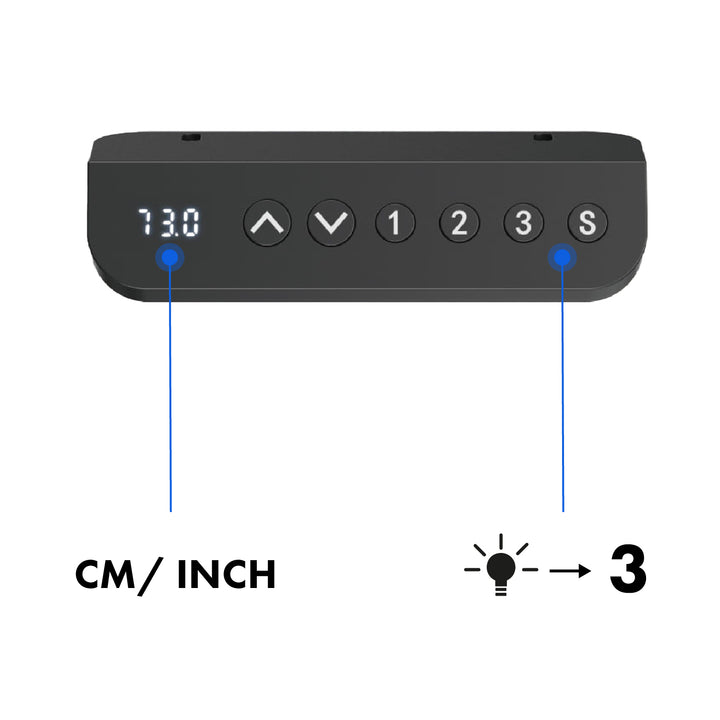 Ergo Office electric height adjustable desk, max height 1160mm, max - 80kg, without sit-stand desk top, black, ER-400 B