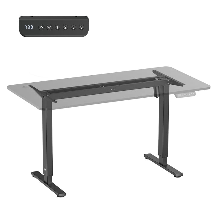 Ergo Office electric height adjustable desk, max height 1160mm, max - 80kg, without sit-stand desk top, black, ER-400 B