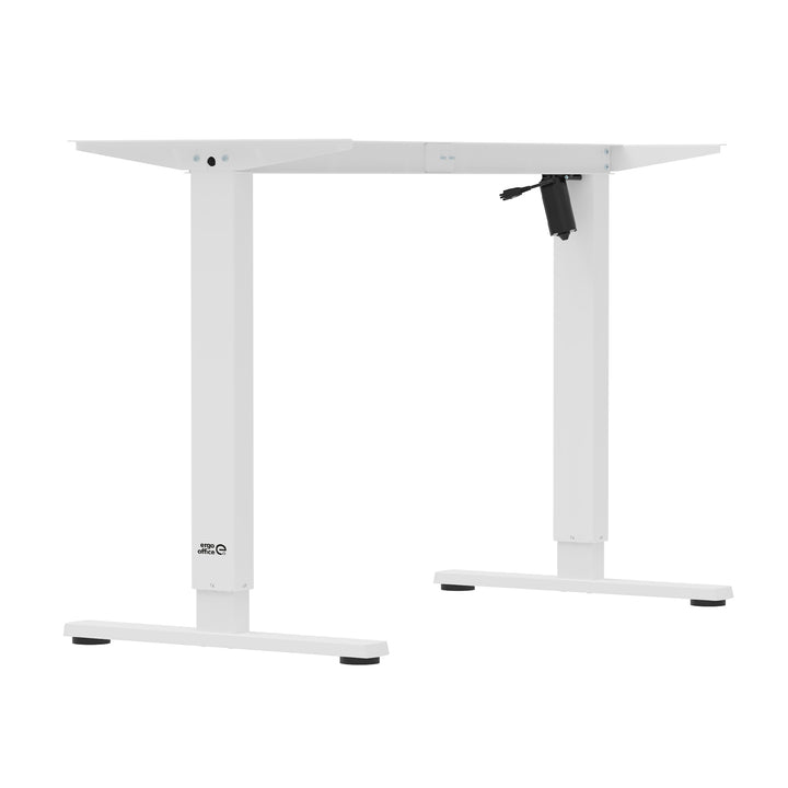 Ergo Office electric adjustable height desk, max height 1160mm, max - 80 kg, without top for standing and sitting work, white, ER-400 W