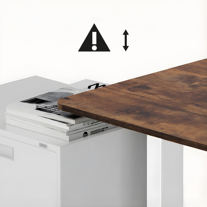 Ergo Office electric adjustable height desk, max height 1160mm, max - 80 kg, without top for standing and sitting work, white, ER-400 W