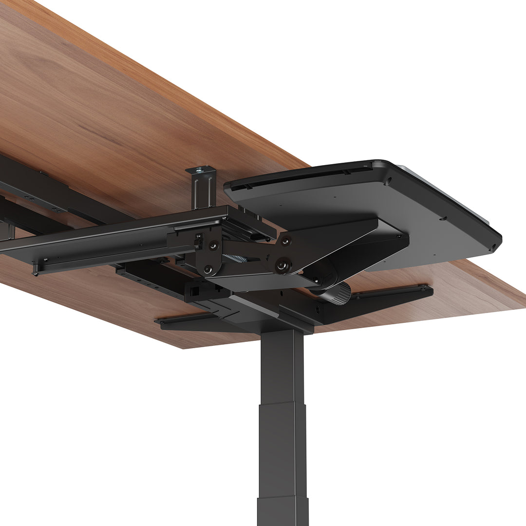 Maclean under-desk keyboard holder, adjustable, max. 5kg, black, MC-156 B