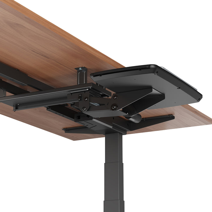 Maclean under-desk keyboard holder, adjustable, max. 5kg, black, MC-156 B