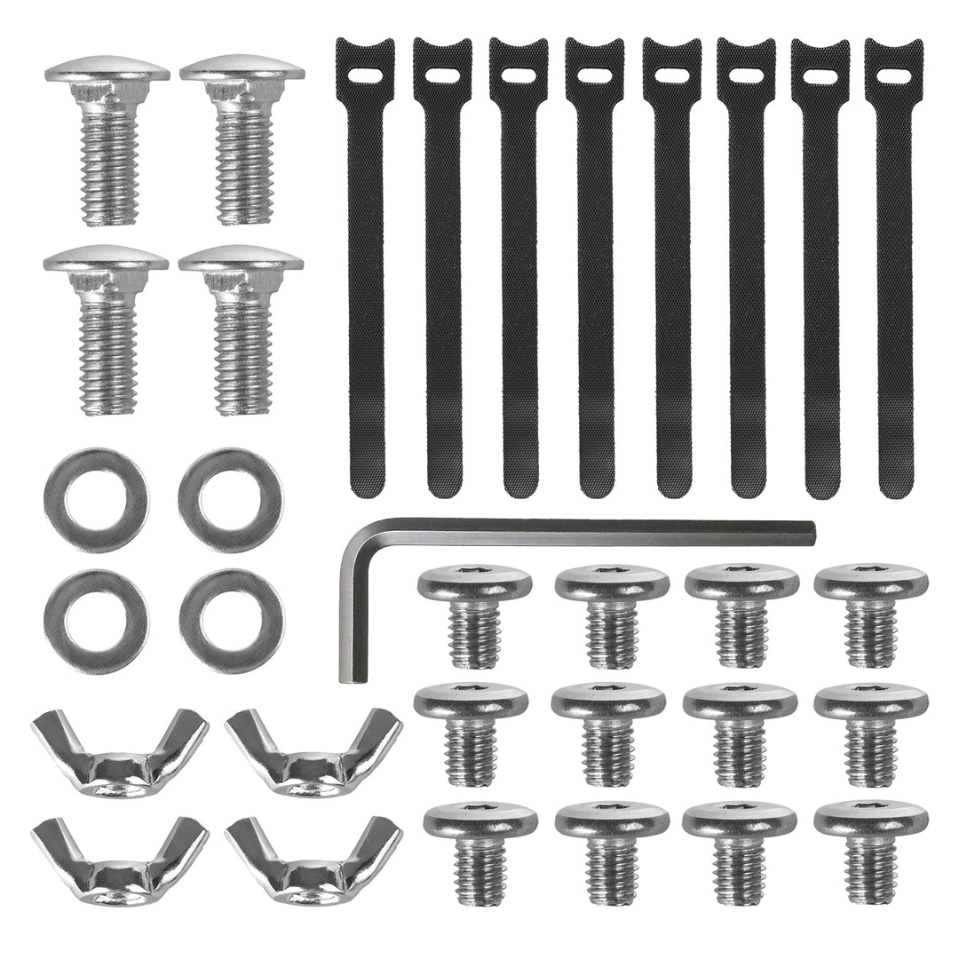 Eagróir cábla faoi dheasc Maclean, ualach uasta 5kg, uasmhéid 728mm, 2 leibhéal, bán, MC-102 W
