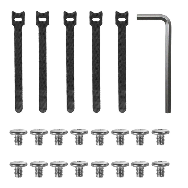 Maclean under-desk cable organizer, max. load 5kg, 2 levels, white, MC-104 W