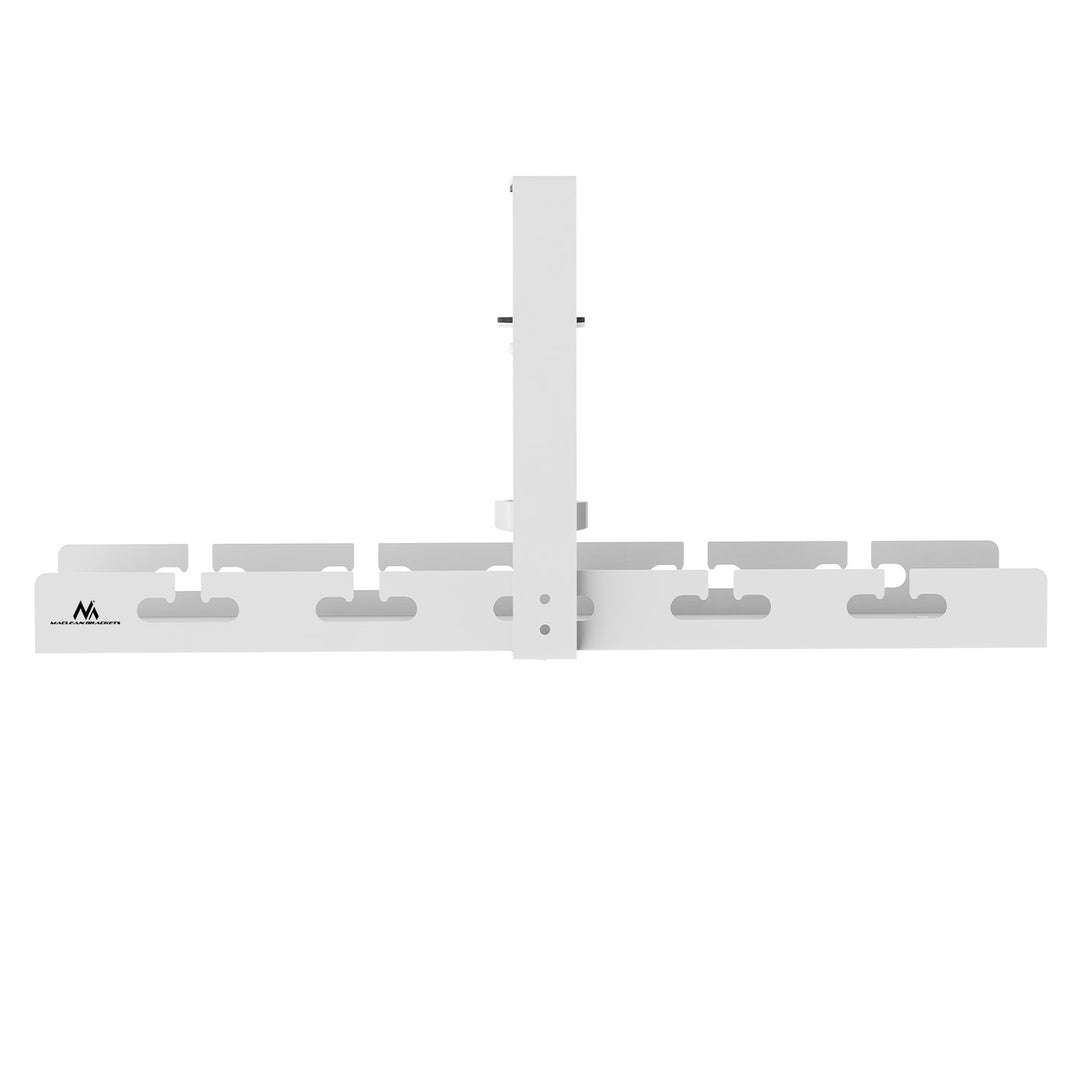 Maclean under-desk cable organizer, max. load 5kg, white, MC-105 W