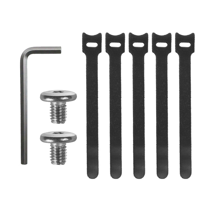 Maclean under-desk cable organizer, max. load 5kg, white, MC-105 W