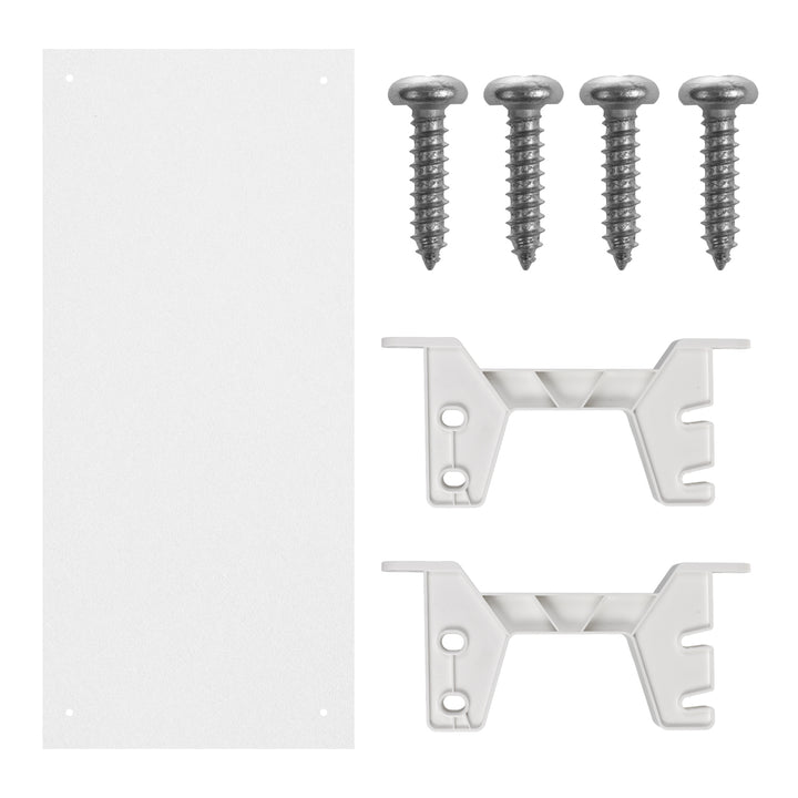 Maclean under-desk cable/extension organizer, max. load 5kg, white, MC-106 W