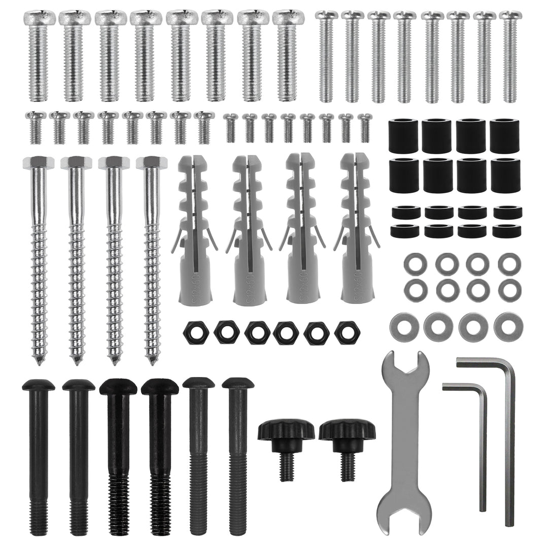 Gléas síleála Maclean do dhá theilifís, ualach uasta 2x40kg, 34-60", uasmhéid VESA 600x400, MC-111 B