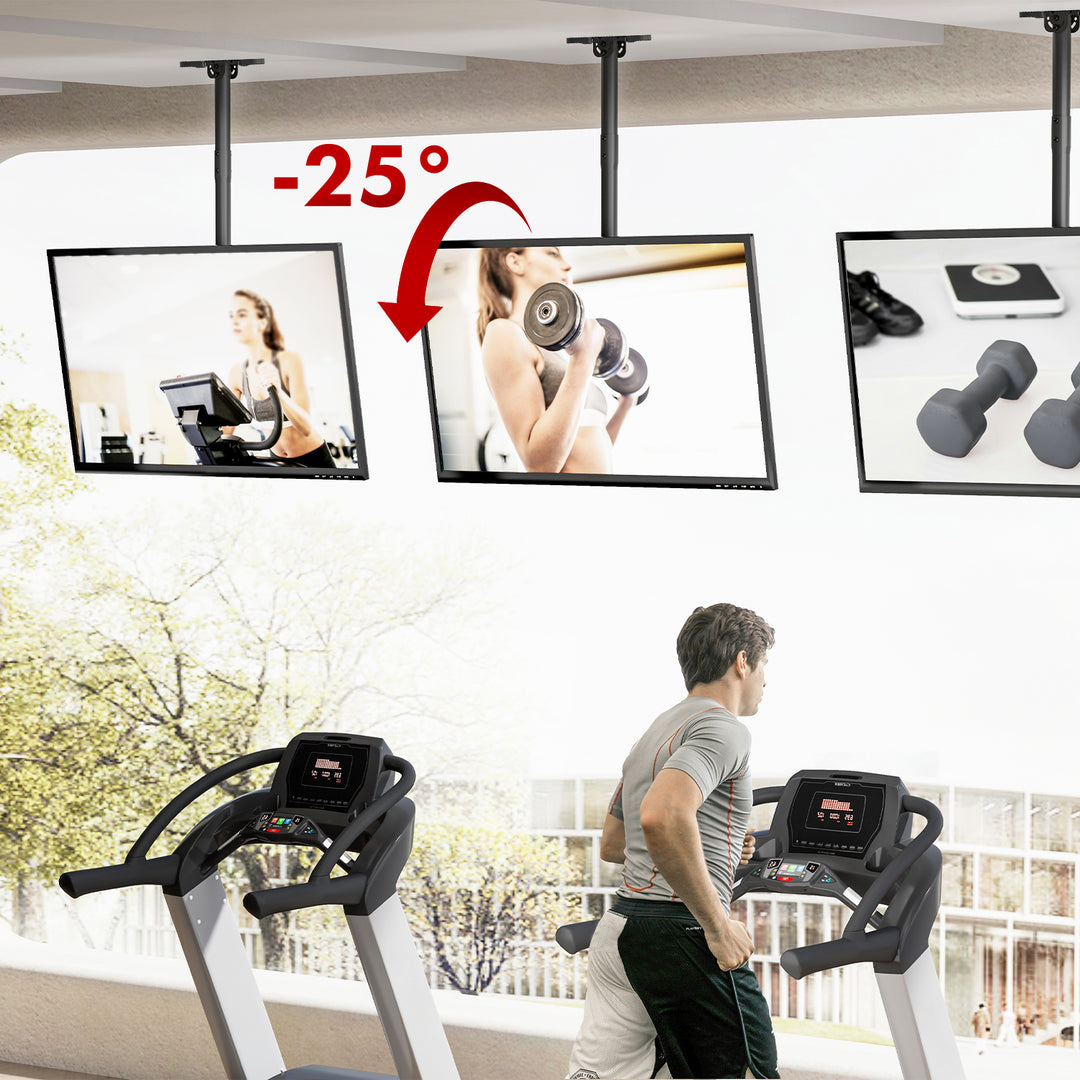 Maclean ceiling mount for TV, max load 60kg, 43-86", max VESA 600x400, MC-112 B