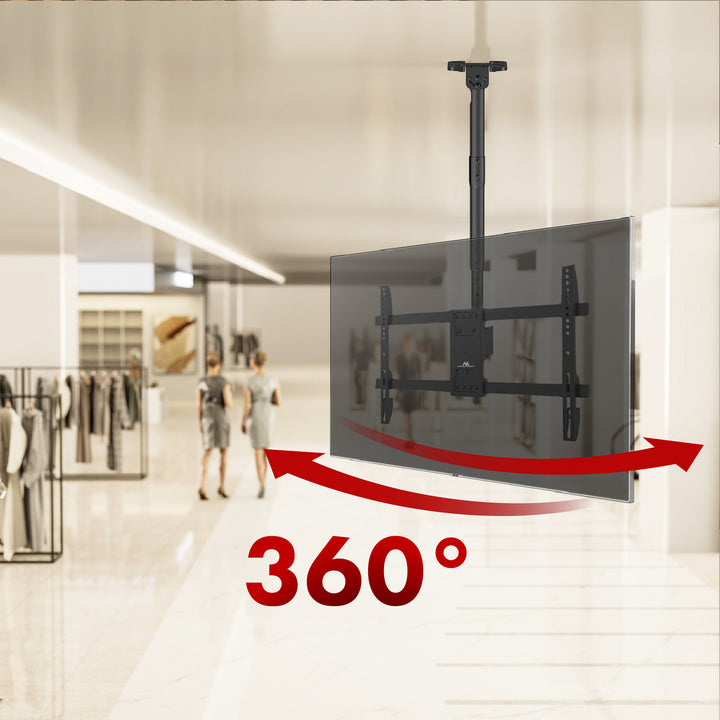 Maclean ceiling mount for TV, max load 60kg, 43-86", max VESA 600x400, MC-112 B
