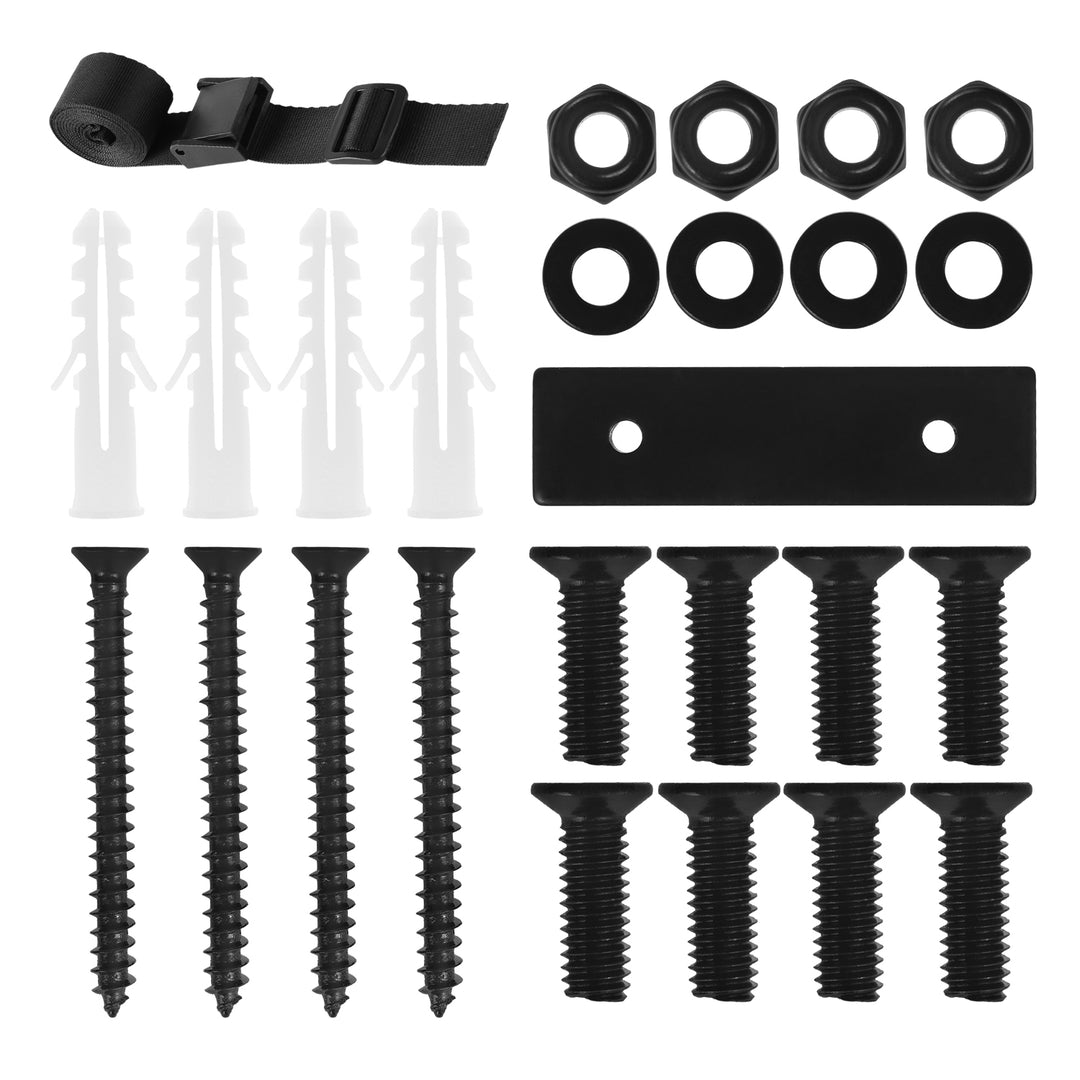 Gléas ríomhaire beag Maclean, raon 17-70mm, comhoiriúnach le VESA, ualach uasta 5kg, dubh, MC-115 B