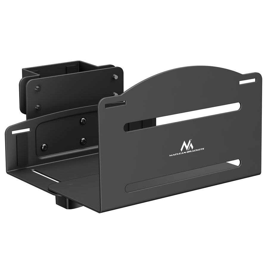 Maclean CPU computer mount, 122-212mm range, 10kg max load, black, MC-116 B