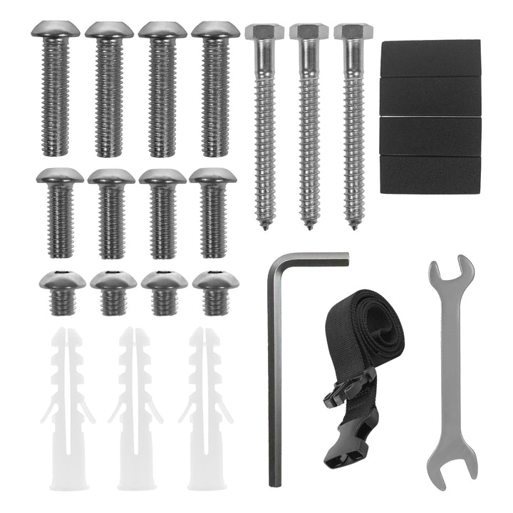 Maclean CPU computer mount, 122-212mm range, 10kg max load, white, MC-116 W