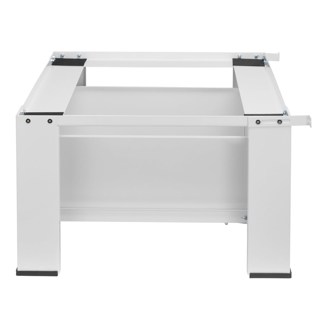 Maclean washer / dryer base with drawer, max load 150kg, white, MC-117 W