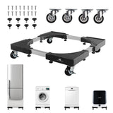 Maclean mobile washing machine base, caster lock, 500-700mm wide, universal, up to 200kg, MC-118 B