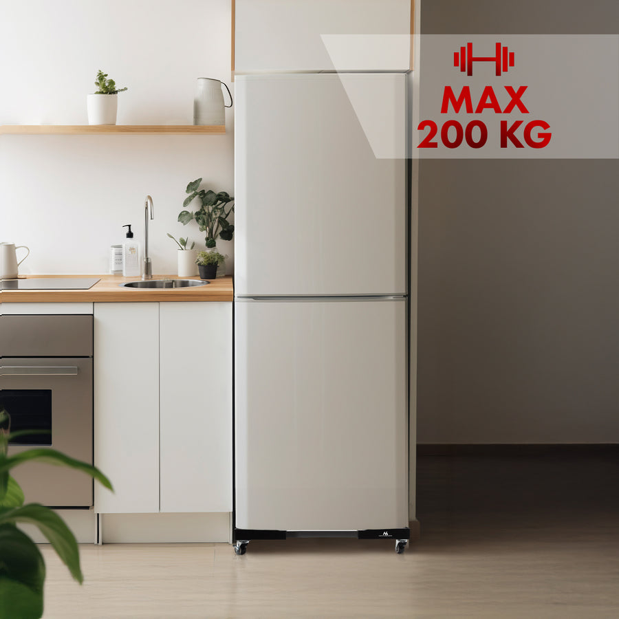 Maclean mobile washing machine stand, caster lock, 700-900mm wide, universal, up to 200kg, MC-119 B