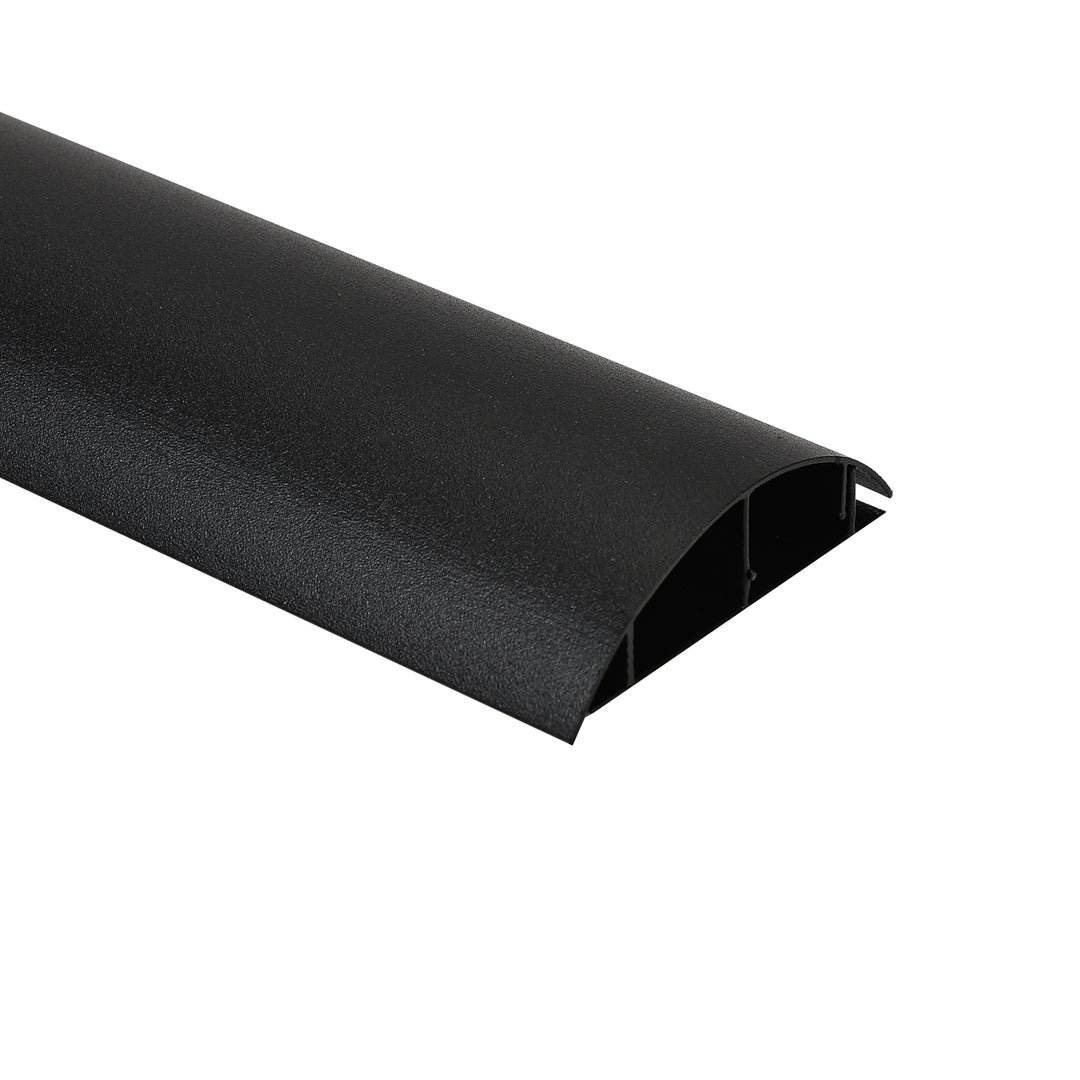 Stiall chumhdaigh cábla alúmanaim Maclean, 62x20x750mm, dubh, MC-814 B