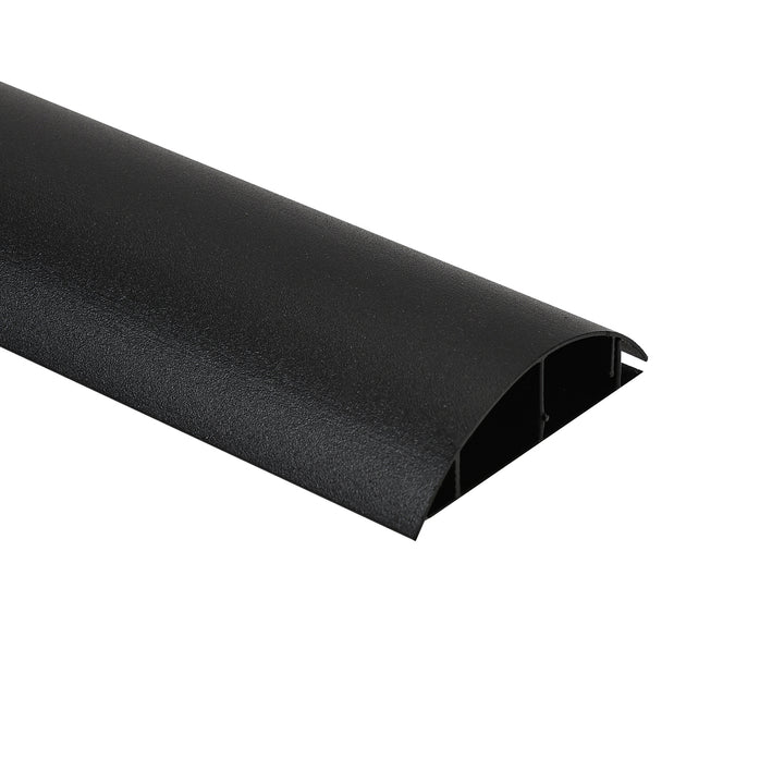 Stiall chumhdaigh cábla alúmanaim Maclean, 62x20x750mm, dubh, MC-814 B