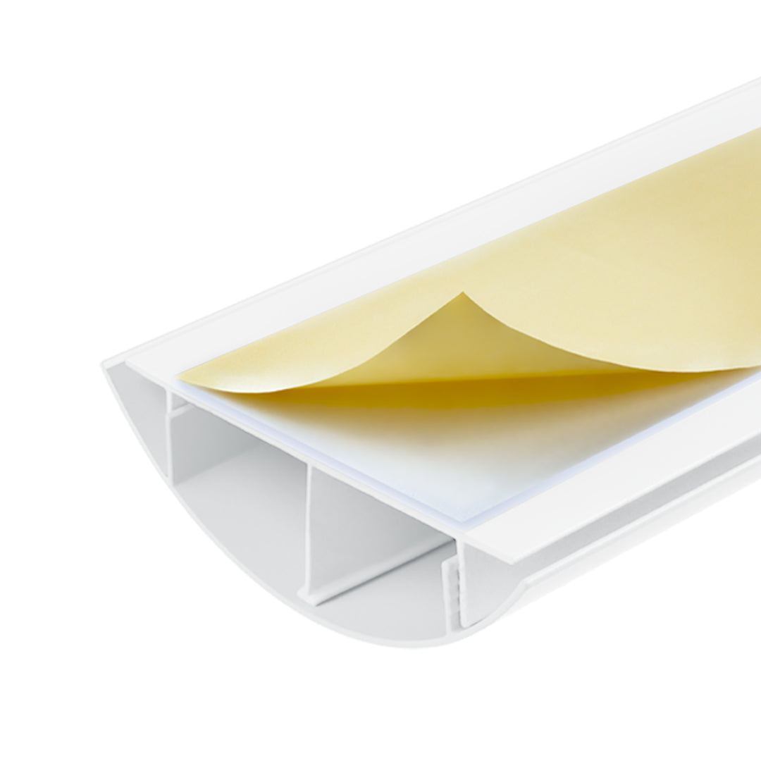 Stiall chumhdaigh cábla alúmanaim Maclean, 62x20x750mm, bán, MC-814 W