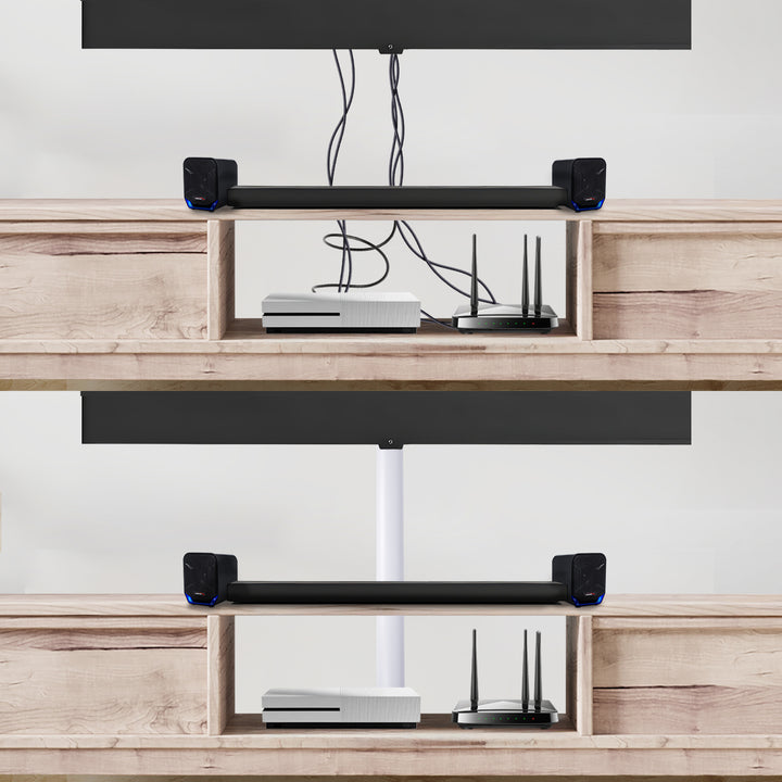 Stiall chumhdaigh cábla alúmanaim Maclean, 62x20x750mm, bán, MC-814 W