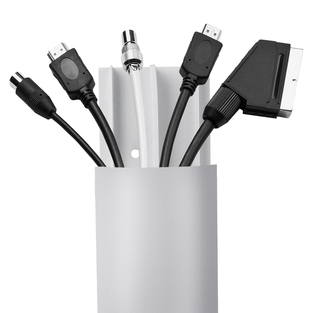 Stiall chumhdaigh cábla alúmanaim Maclean, 62x20x750mm, airgead, MC-814 S