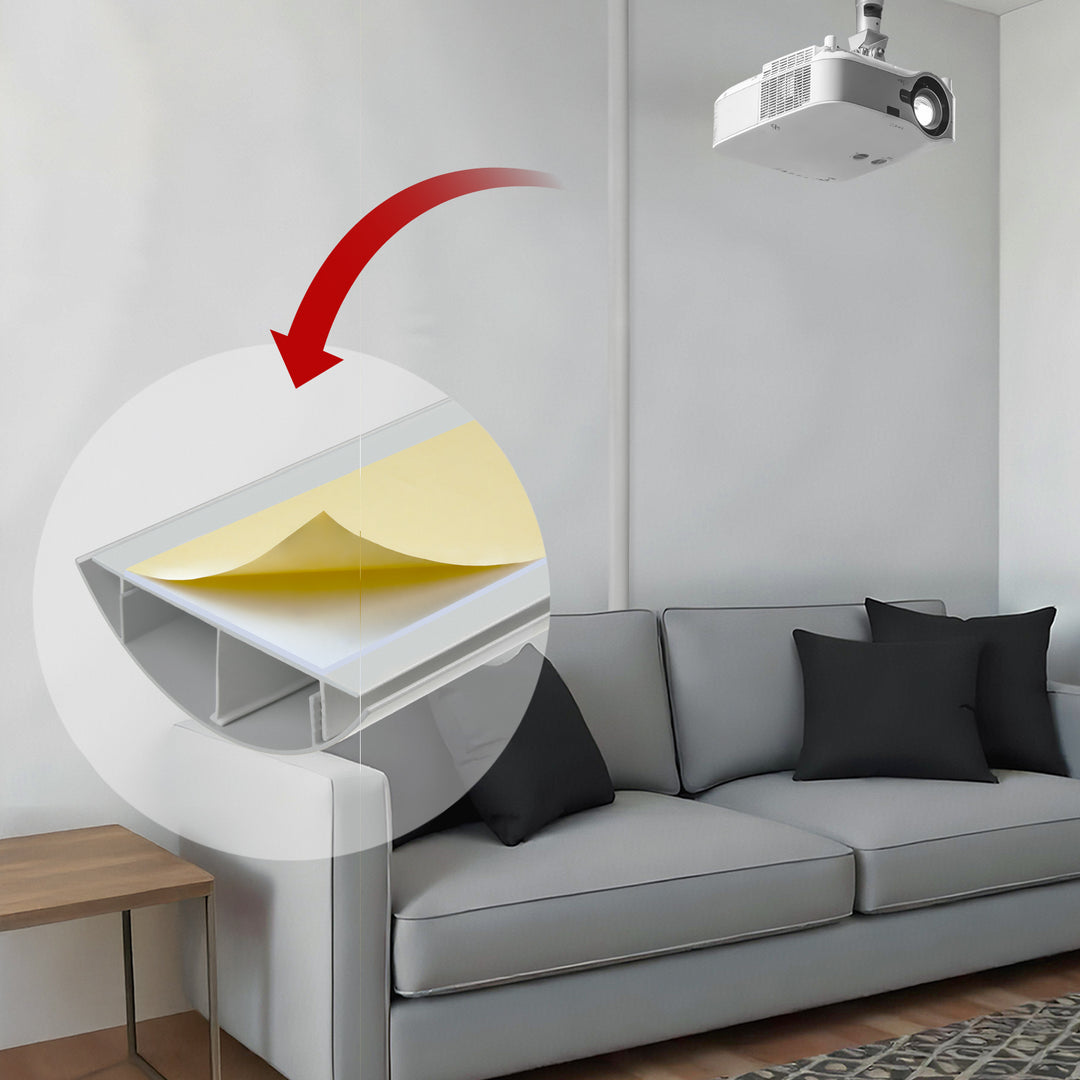 Stiall chumhdaigh cábla alúmanaim Maclean, 62x20x750mm, airgead, MC-814 S