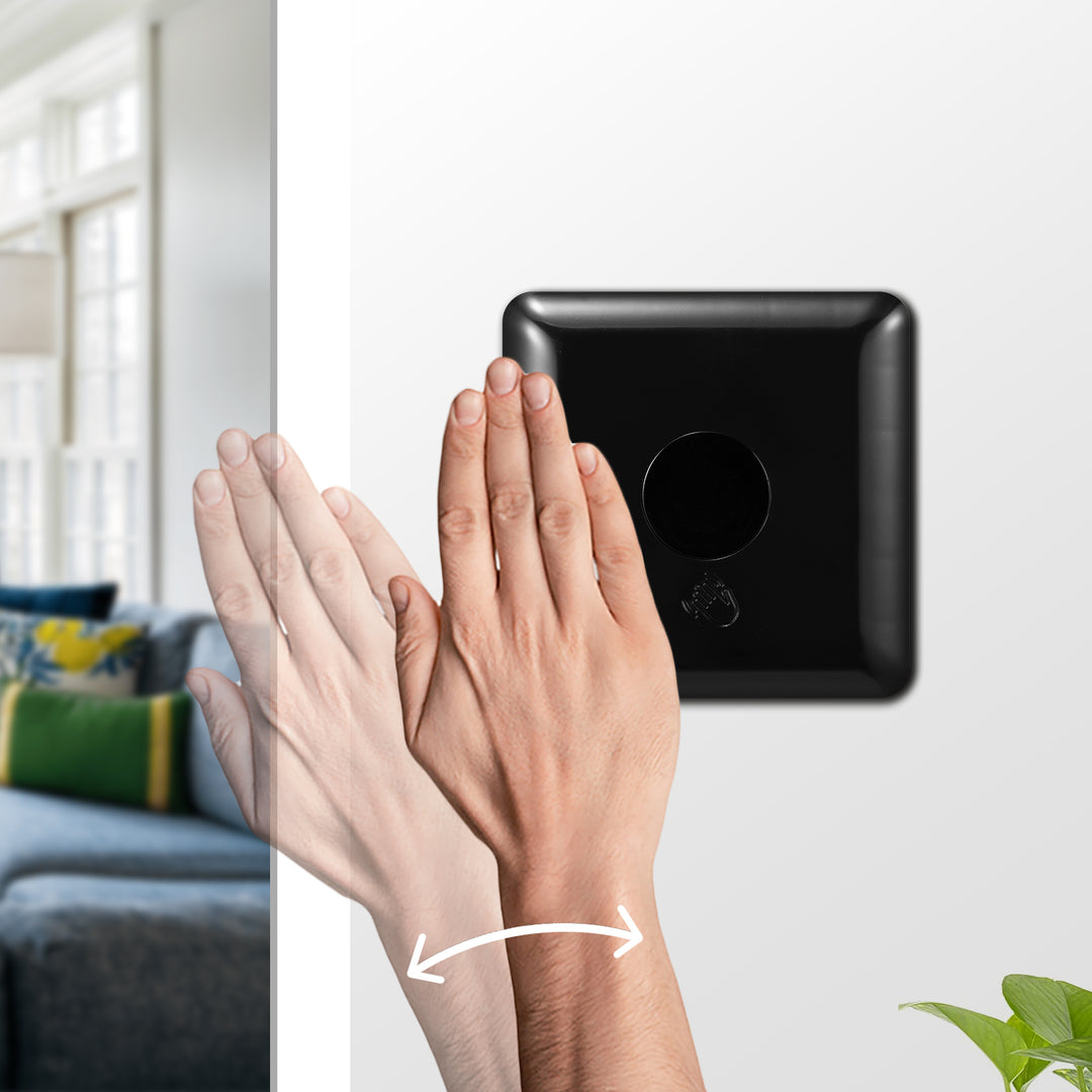 Maclean short range PIR sensor, range 5-6cm, recessed box, max. load 1200W, MCE313 B, 4 pcs