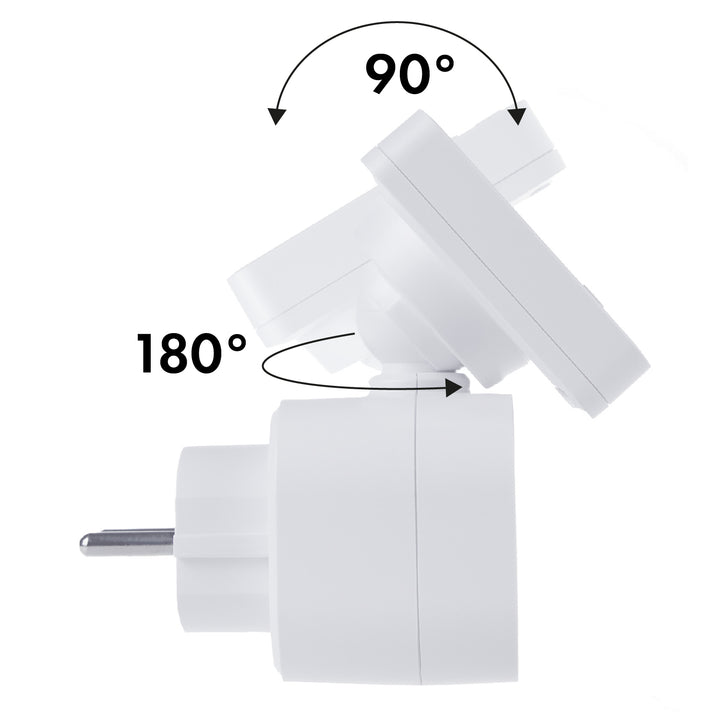 GreenBlue time switch - digital timer, max. load 16A, IP20, GB605 E, 2 pieces