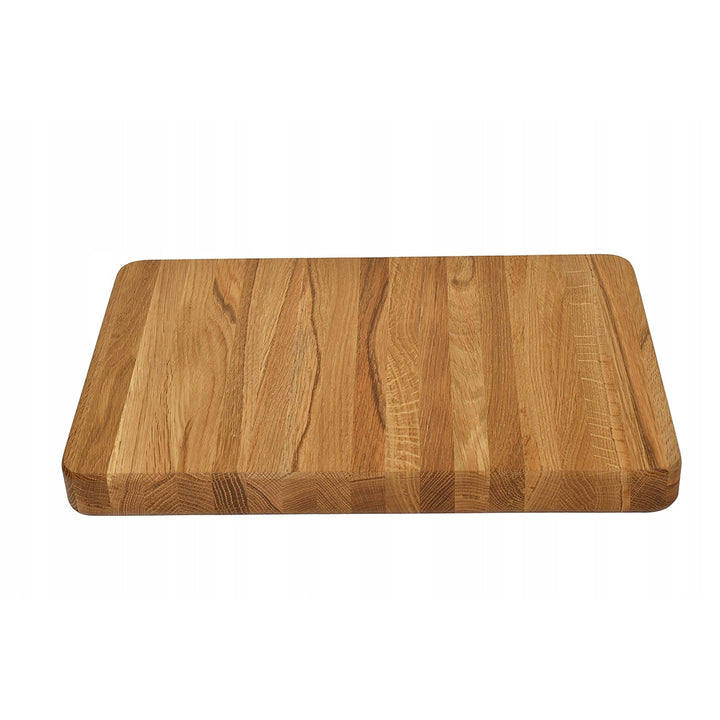 Premium Wooden Oak Kitchen Cutting Board - 30x45cm, 4cm Thick