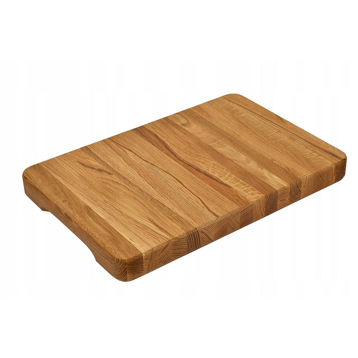 Premium Wooden Oak Kitchen Cutting Board - 30x45cm, 4cm Thick