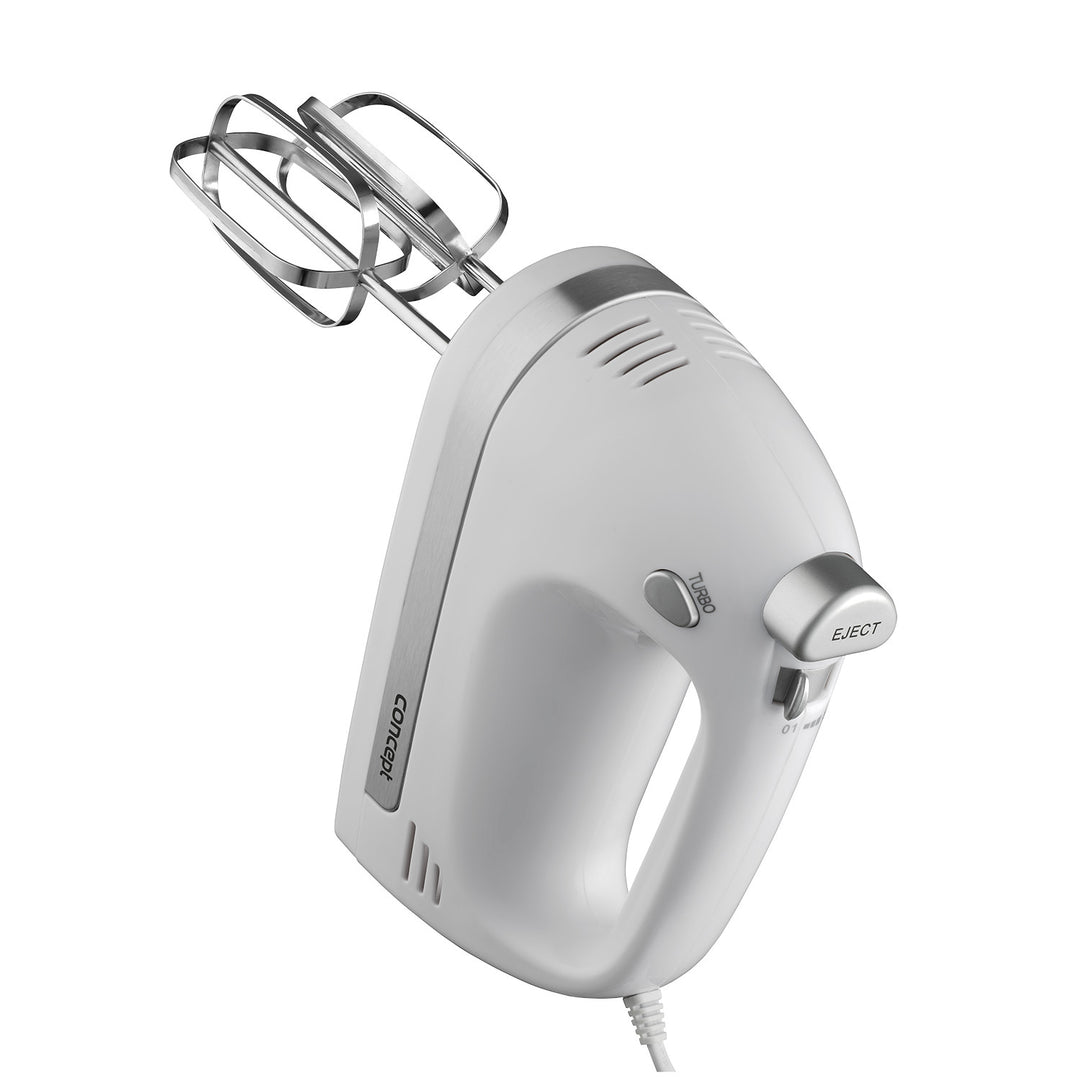 Concept hand mixer, 5 speeds, Turbo function, 500 watts, white, SR3390