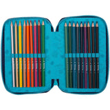 CoolPack three-compartment pencil case with accessories JUMPER 3 STITCH