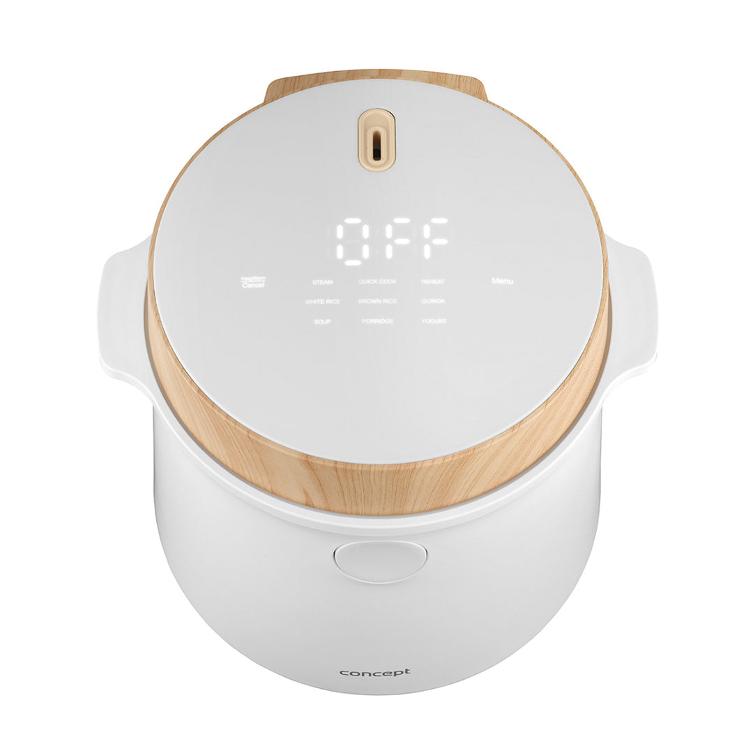 Concept rice cooker, 9 programs, LED display, 1.5l, white, RE3030 (EU plug)