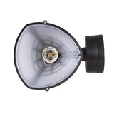 Wall lamp 1xE27 Maclean, max load 60W, IP65, black color, MCE519 B + LED filament bulb E27, 6W 230V Maclean Energy MCE267 WW warm white 3000K 720lm retro decorative edison
