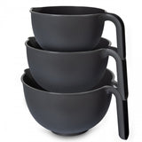Practic set, 2x bowl, colander, with handle, dark graphite, 10034392