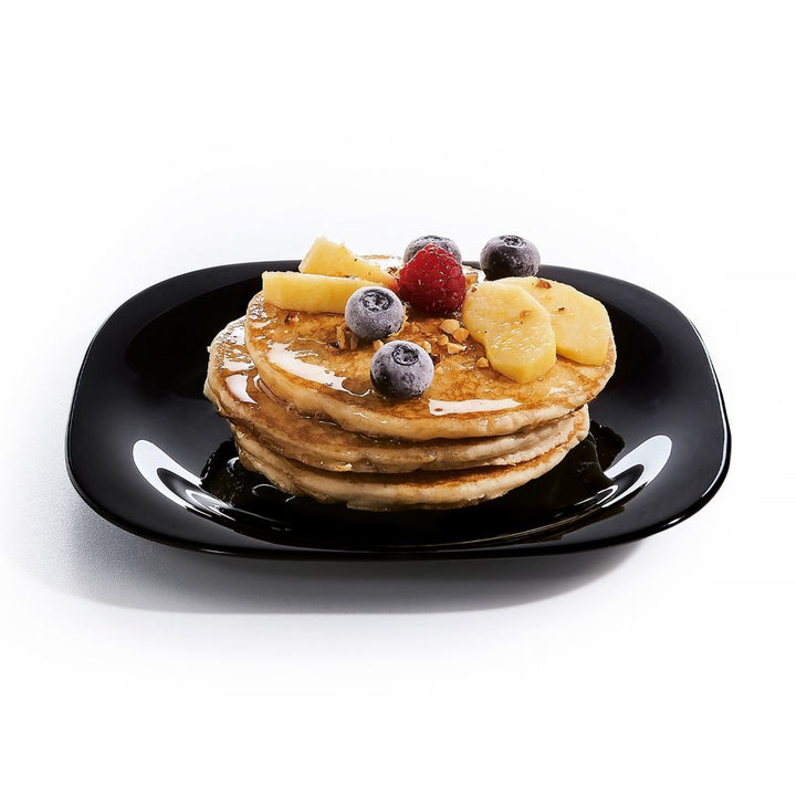 Pláta milseog Luminarc, dubh, 19.5 cm, Carine Neo Black