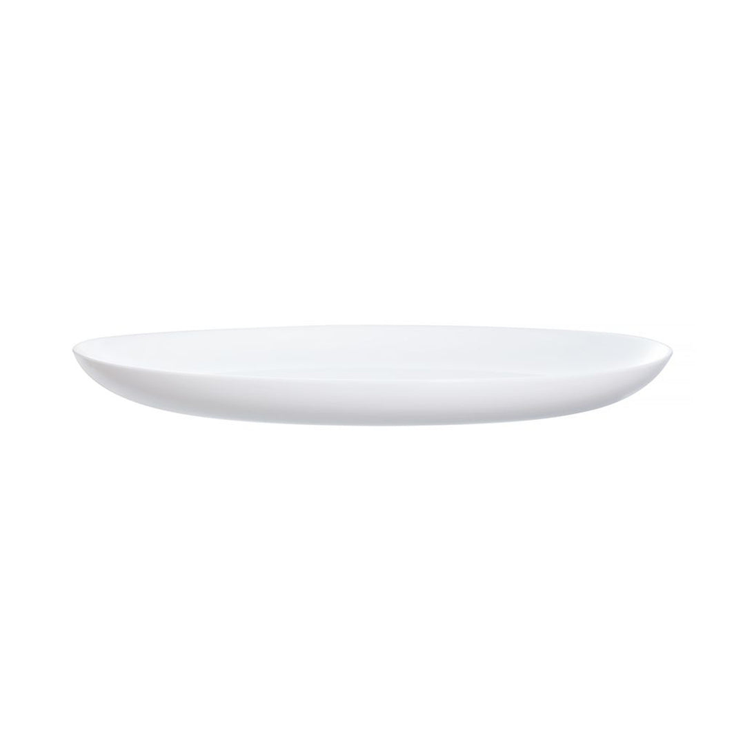 Luminarc dessert plate, round, tempered glass, 19 cm, white, Diwali White