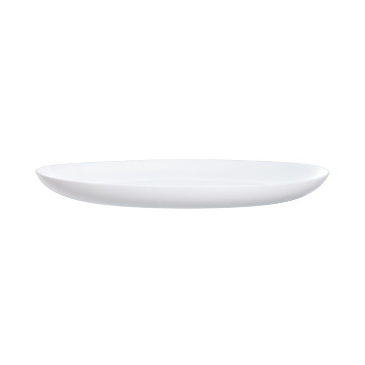 Luminarc dessert plate, round, tempered glass, 19 cm, white, Diwali White