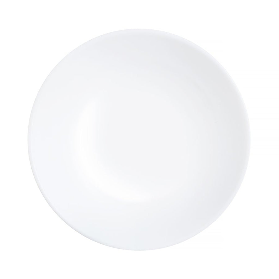 Luminarc dessert plate, round, tempered glass, 19 cm, white, Diwali White