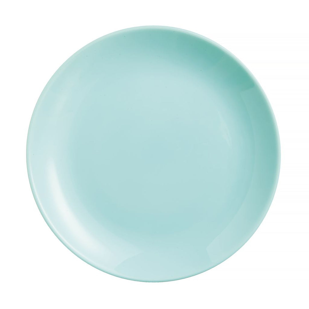Luminarc deep plate, for soup, 20 cm, glass, turquoise, Diwali Light Turquoise